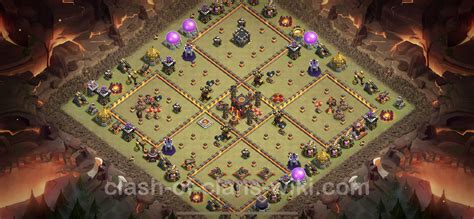 Best War Base Th10 With Link Anti Everything Town Hall Level 10 Cwl Base Copy 114