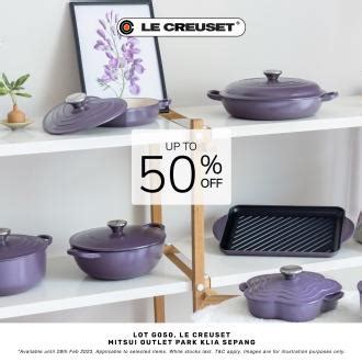 Le Creuset Promotion Up To Off At Mitsui Outlet Park Valid Until