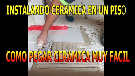 Como INSTALAR Ceramica Correctamente YouTube