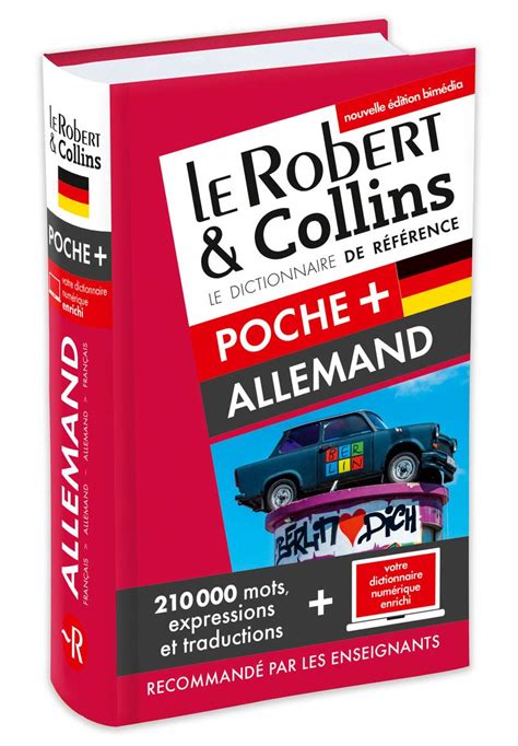 Amazon Fr Dictionnaire Le Robert Collins Poche Plus Allemand Et Sa