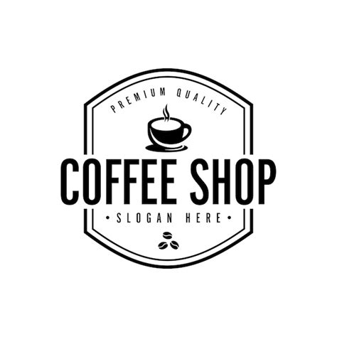 Cafetería Logo Design Vector Vector Premium