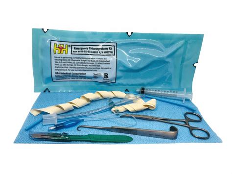 Emergency Cricothyrotomy Kit, Cric Airway, Surgical Cric