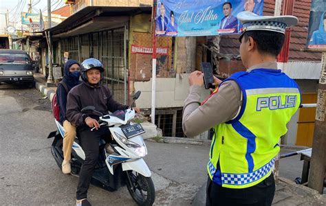 Hari Pertama Pelaksanaan Ops Patuh Lodaya Sat Lantas Polres