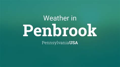 Weather for Penbrook, Pennsylvania, USA