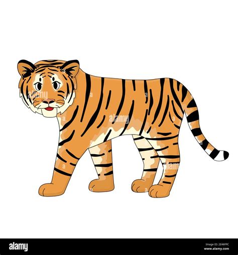 Bengal tiger cartoon hi-res stock photography and images - Alamy