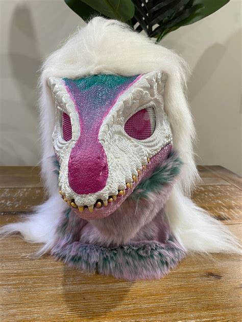 Watermelon Themed Premade Furry Fursuit Dino Mask Head Etsy