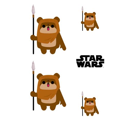 Ewok Illustration | Star wars awesome, Star wars art, Ewok - Clip Art ...