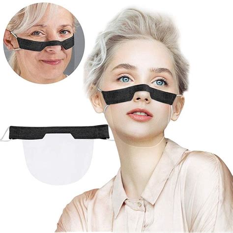 Mini Face Cover Washable Transparente Mundschutz Wiederverwendbare