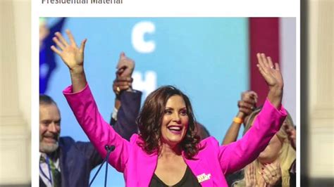 National media: Gov. Gretchen Whitmer is possible 'presidential material'