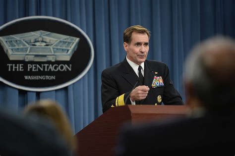 U.S. Navy Rear Adm. John Kirby, the Pentagon press - PICRYL Public Domain Search