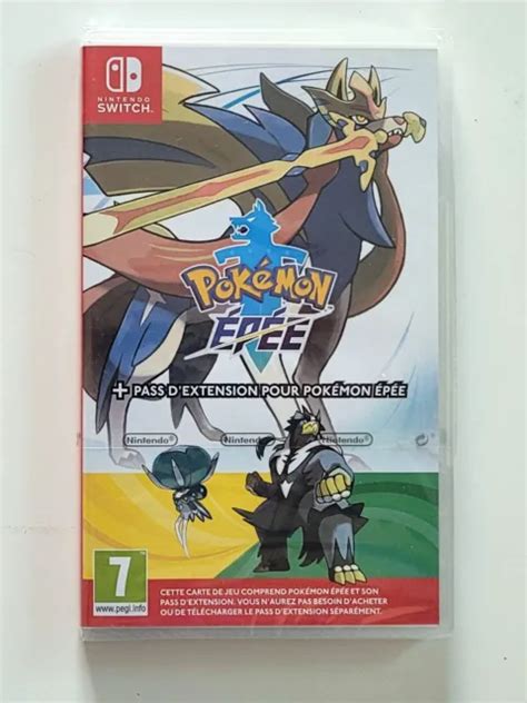 POKÉMON ÉPÉE pass extension pour Pokemon Épée Switch Neuf sous