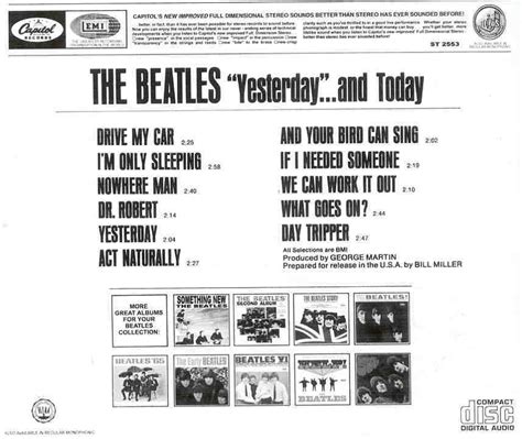 The Beatles - Yesterday and Today ( Trunk Cover ) ( Capitol's Full ...