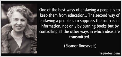 Eleanor Roosevelt Quotes On Education QuotesGram