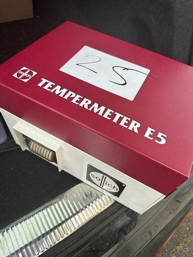 Used Sollich E Tempermeter For Sale In Braine L Alleud Belgium