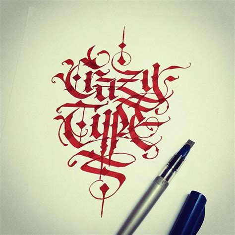 Crazy Type 😡😡😡 Typography Calligraphy Typewa Wanghuy Lettering