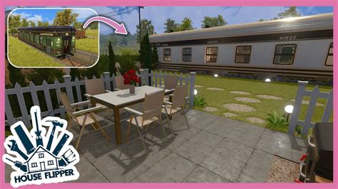 House Flipper A Moving House Speed Build Cozy Train Home Youtube