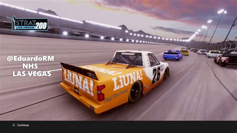 Nascar Heat Las Vegas Career Mode Gameplay First Top In The