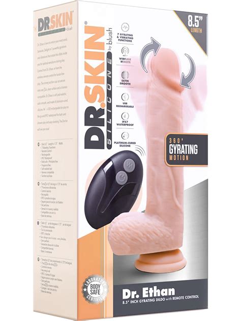 Dr Skin Silicone Dr Ethan Gyrating Dildo Cm Kr