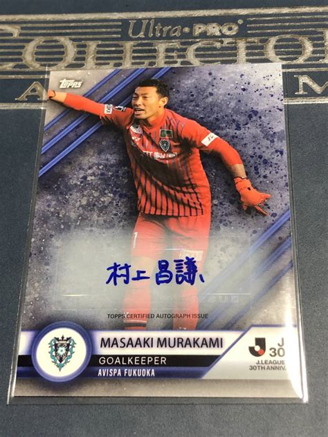 Yahooオークション Topps J League 30th Anniversary Card 村上昌謙