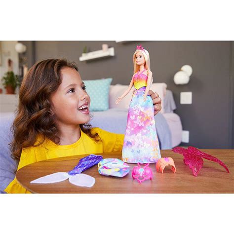 Barbie Dreamtopia Dress Up Doll Gift Set Inch Blonde With Fashions Gjk Barbiepedia