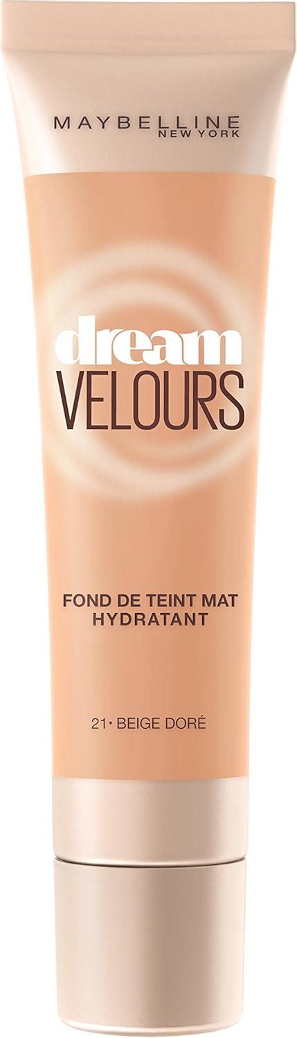 GEMEY MAYBELLINE Dream Velours Fond de Teint 21 Beige Doré Amazon fr