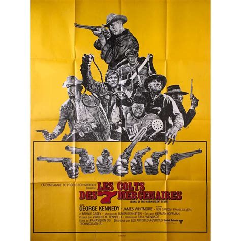 GUNS OF THE MAGNIFICENT SEVEN Movie Poster 47x63 in.