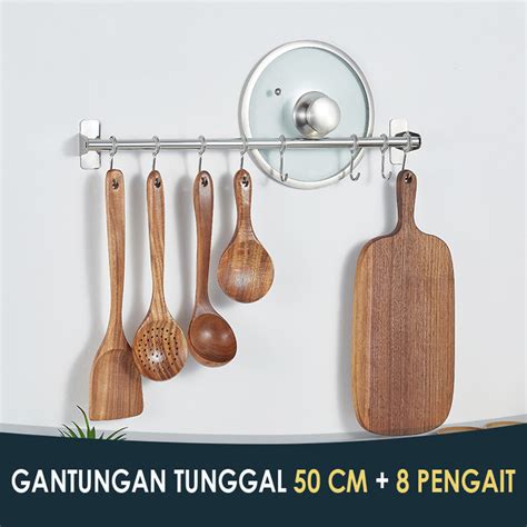 Jual Es Rak Gantung Stainless Rak Dapur Serbaguna Rak Dinding Stainless