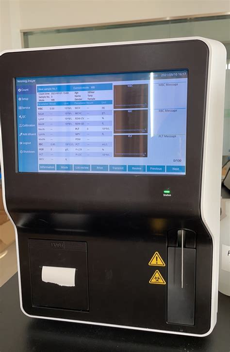 Yste A Diff Automated Hematology Analyzer Labratory Blood Cell Counter