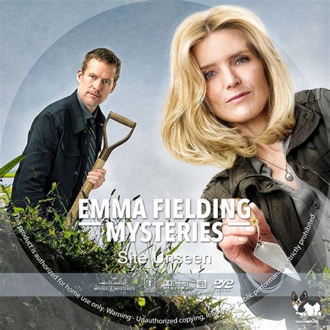 Emma Fielding Mysteries: Site Unseen R1 Custom DVD Label - DVDcover.Com