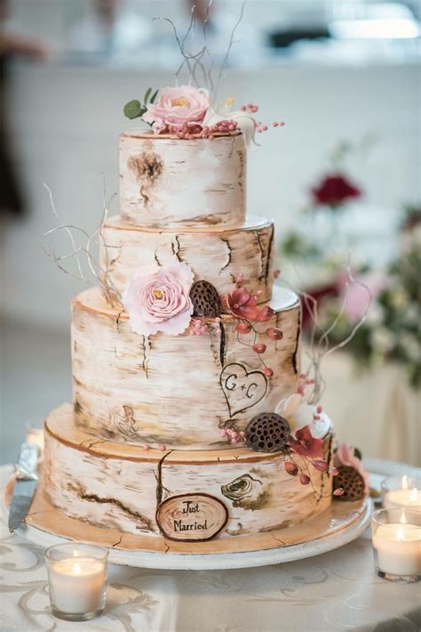 Pin De Andreea Iovanel Em Wedding Cakes Bolo De Casamento Rustico