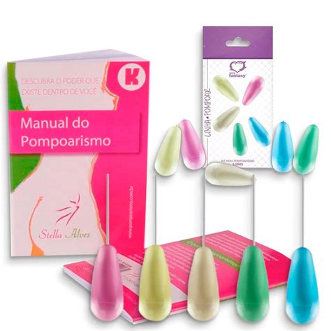 Kit Cones Vaginais Pompoarismo Peso G G G G G Manual Do