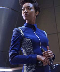 Star Trek Discovery Michael Burnham Blue Uniform Jacket - Just American ...