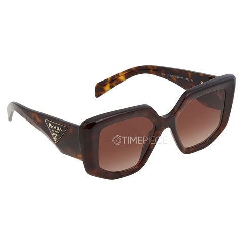 Prada Brown Gradient Irregular Ladies Sunglasses Pr 14zs 2au6s1 50