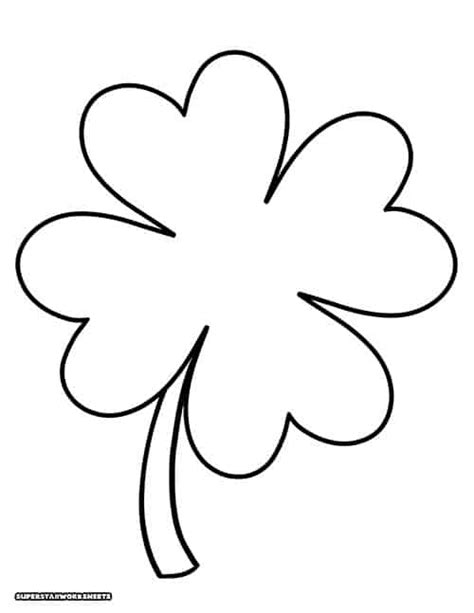 Four Leaf Clover Stencil