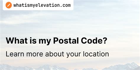 What is my Postal Code? - Where am I?