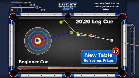 Golden Shot In Beginner Cue Legendary Cue Upgrade To Max Level Ball