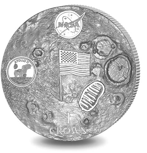 Pobjoy Mints 50th Anniversary Of Apollo 11 Moon Landing Commemorative