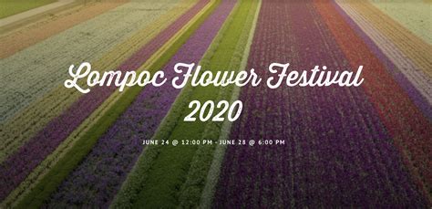 Lompoc Flower Fields Map | Best Flower Site