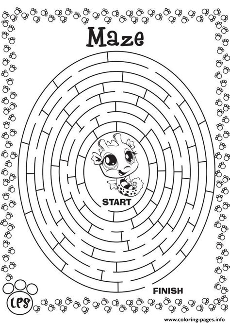 Maze Pages Coloring Pages