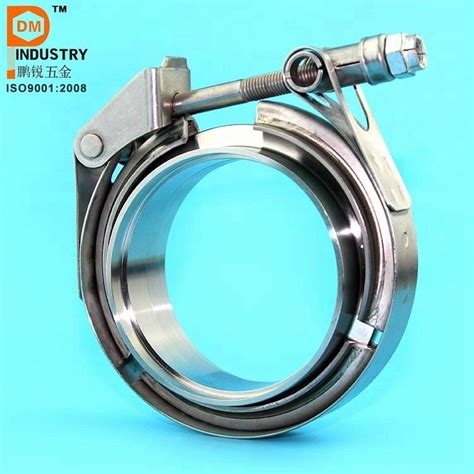 Auto Exhuast Pipe V Band Clamp Stainless Steel Quick Release V Band