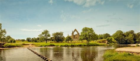 The ruins of Bolton Abbey in England : r/pics