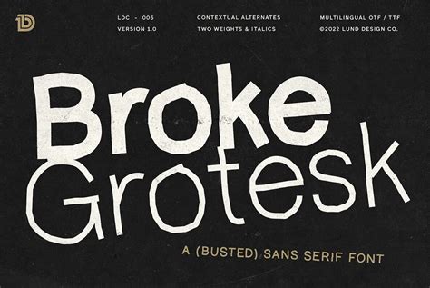 Broke Grotesk Font Youworkforthem Typography Alphabet Typography