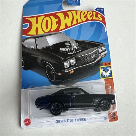 Hot Wheels Chevelle Ss Express Black Muscle Mania