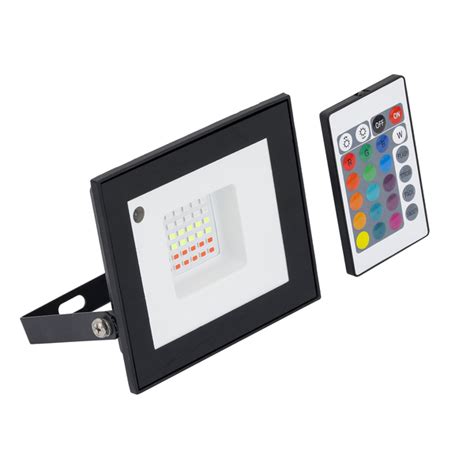 Refletor Led W Rgb Bivolt Ip Gaya Leroy Merlin