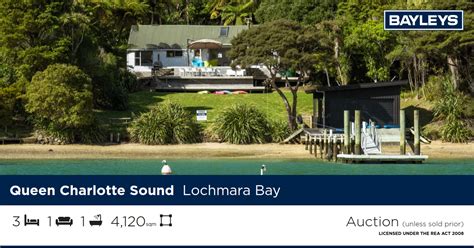 Residential Auction Lochmara Bay Queen Charlotte Sound Marlborough