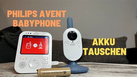 Philips AVENT Video Babyphone I AKKU TAUSCHEN YouTube