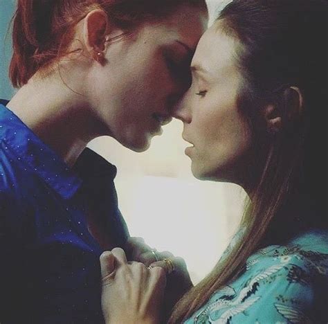 Pin By Masen Stevenson On Wayhaught Waverly And Nicole Cute Lesbian