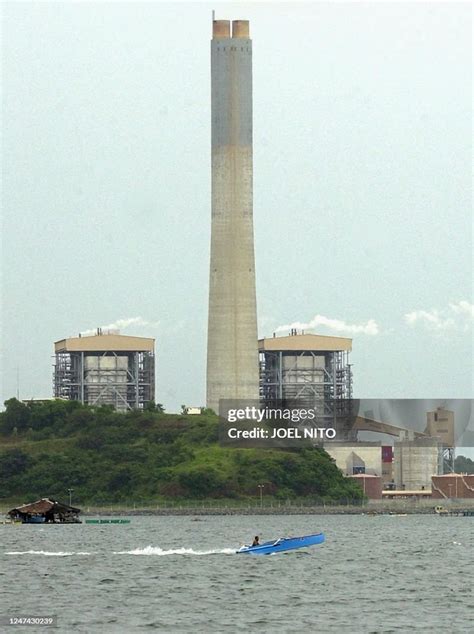 A View Of Coal Power Generating Station In The Town Of Sual Province