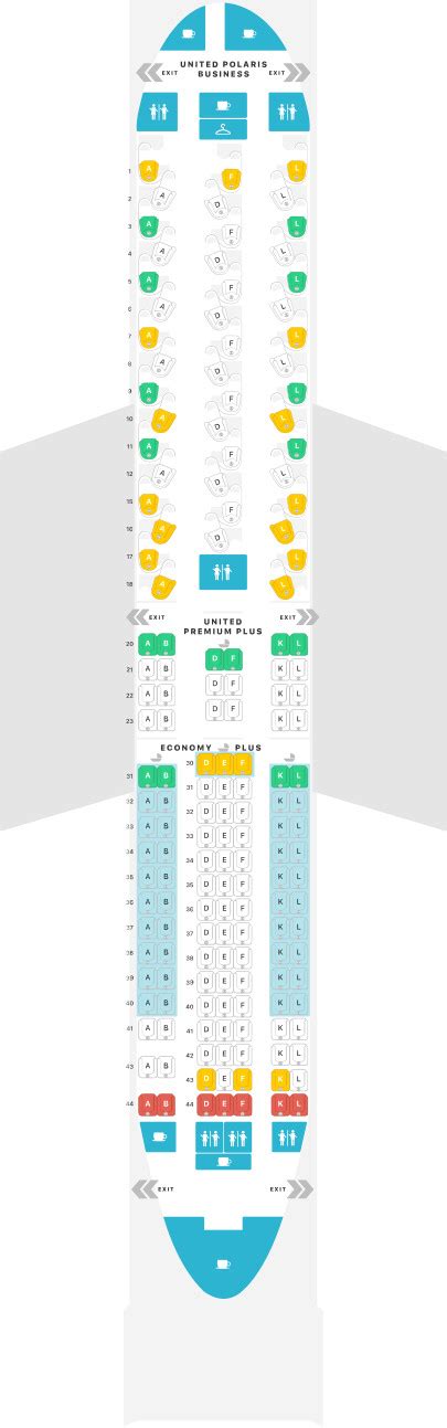 Boeing 767-300 United Seating Chart - Airportix