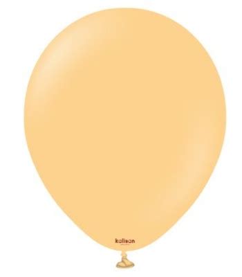 KALISAN 5 STANDARD PEACH LATEX BALLOON 100CT